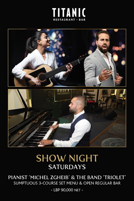 Show Night Saturdays at Titanic Restaurant Bar